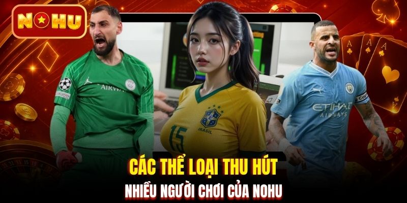 Các thể loại thu hút nhiều người chơi của NOHU